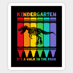 Dinosaur and kindergarten Sticker